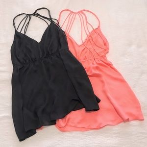 Victoria's Secret Black and Pink Slips